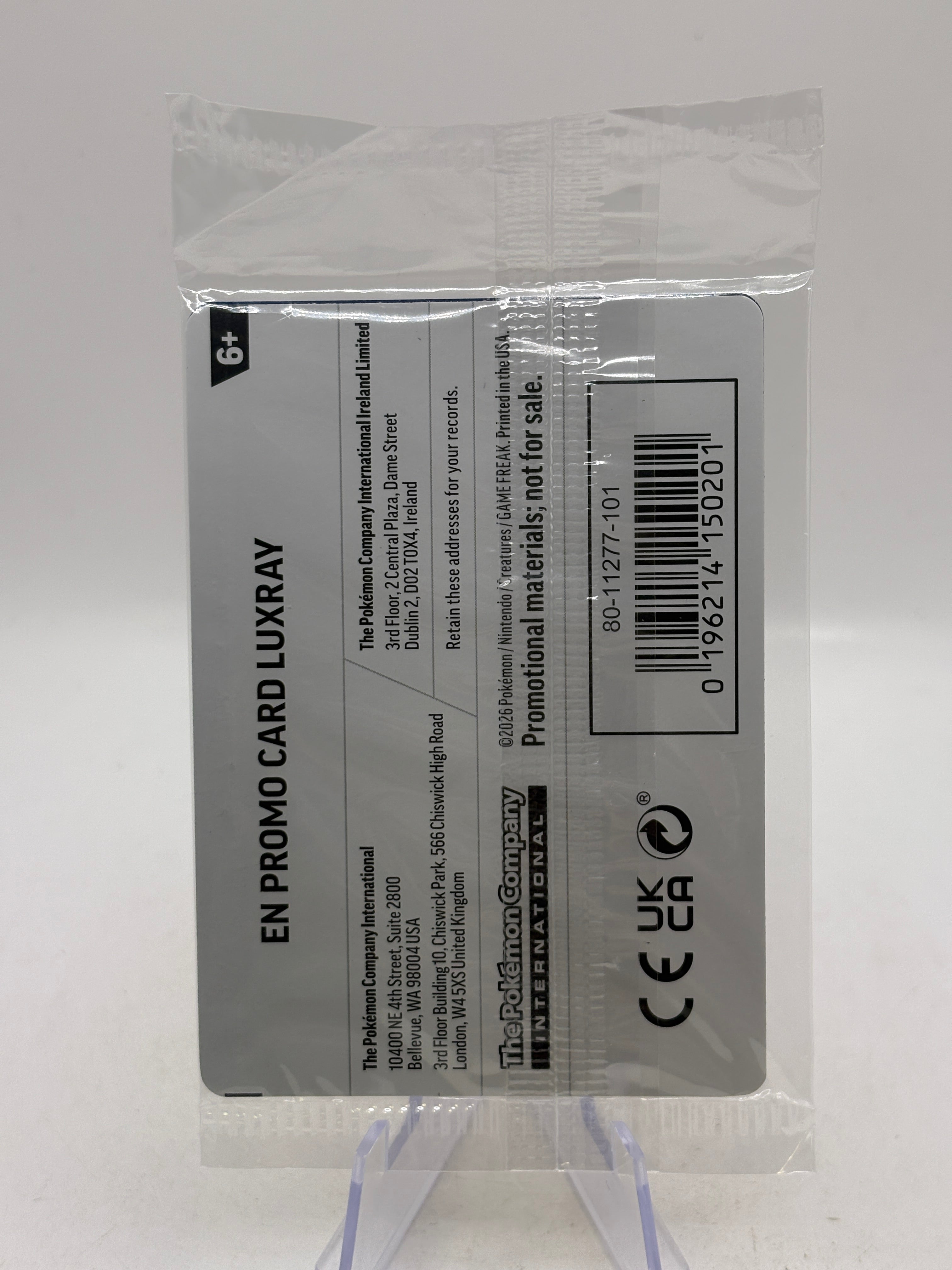 Pokemon TCG - Luxray 028/088 - Perfect Order Stamp SEALED PROMO